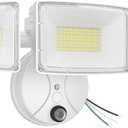 Onforu 100w Dusk to Dawn Outdoor Lighting,11000LM Led Outdoor Light from Dusk Till Dawn,Super Bright Flood Light,IP66 Waterproof Exterior Security White Light Fixture,3 Heads Photocell for Garage,Yard