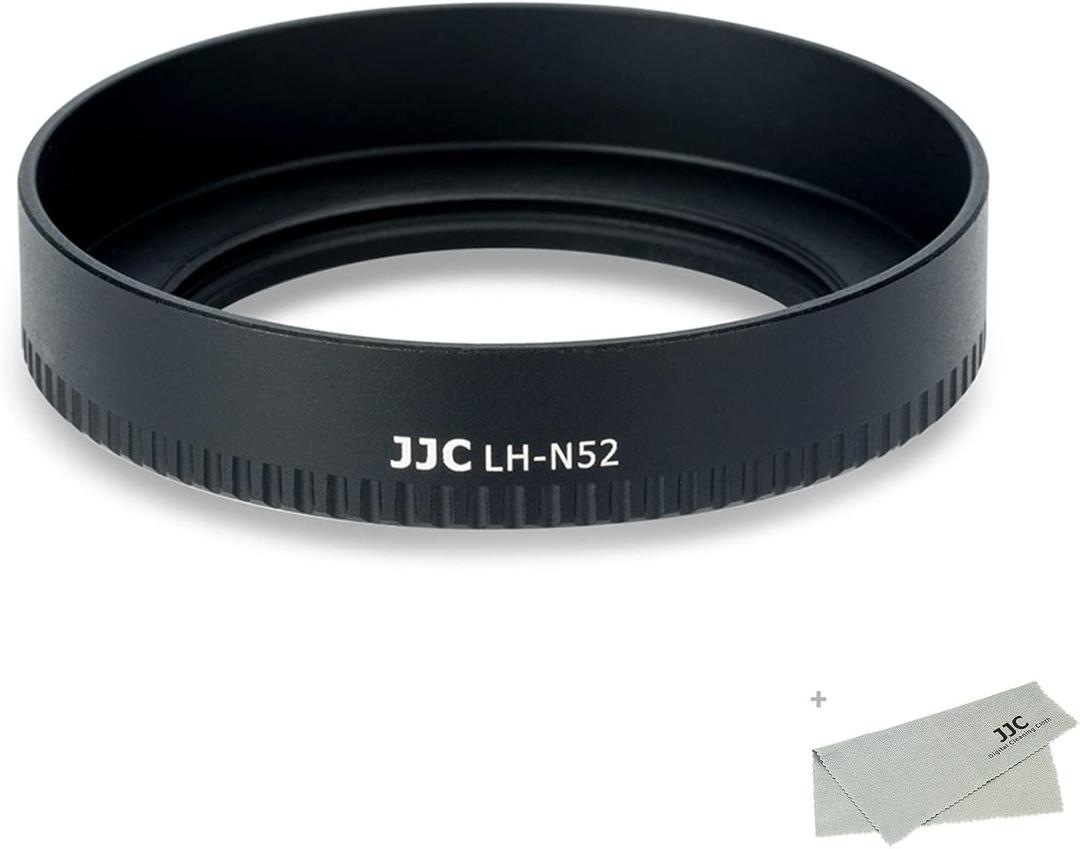 Lens Hood for Nikon NIKKOR Z 28mm f/2.8, Z 28mm f/2.8 (SE), Z 40mm f/2 Lens, Z DX MC 35mm f/1.7, Aluminium Alloy No Vignetting Lens Hood, Compatible with 52mm Filters and 52mm Lens Cap