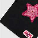 Verdusa Men's Graphic T Shirts Drop Shoulder Vintage Short Sleeve Casual Tee Tops (M)