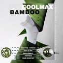 BRISIRA Bamboo Viscose Compression High Ankle Socks Men Women Cushioned Anti Blister HIking Golf Arch Support Running Socks (White, M)