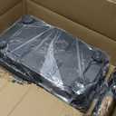 Shake Plate Vibration Exercise Machine for Lymphatic Drainage Massager & Weight Loss, 400 lbs Capacity Whole Body Vibrating Plate Workout for Women and Men (Bright Black)