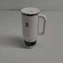 Hydro Flask Travel Tumbler with Handle, Lid and Straw - Insulated Stainless Steel in 40 Oz White