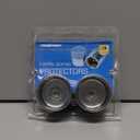 Wheel Bearing Buddy 1.98 Inch Bearing Protectors Chrome 2pcs with Protective Bras for Trailer Boat