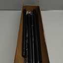 2pcs Spring Tension Rods 18 to 28 Inch Adjustable Small Tension Rod No Drilling Short Black Curtain Rod Expandable for Window, Cupboard, Closet, Wardrobe, DIY Projects