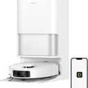 DREAME L40 Ultra Gen 2 Robot Vacuum and Mop with 25,000Pa Suction, Extendable Side Brush and Mop, All-in-One Self-Emptying & Cleaning Dock, Voice & App Control, White