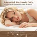 Twin Mattress 12 Inch Hybrid Mattress in a Box with Memory Foam and Individual Pocket Springs, Medium Firm Twin Size Bed Mattress for Motion Isolation and Pressure Relief, CertiPUR-US