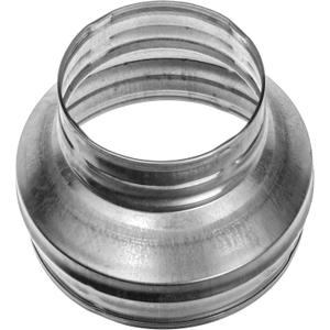 Repa Market 4" to 3" Inch Male Fit Round Duct Reducer - Galvanized Steel Pipe Coupler/Increaser - Coupling for Round Duct Ventilation Systems - HVAC Heating/Cooling