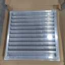 HVAC Premium 24"W x 24"H Aluminum Exterior Gable Louver Vent for Walls & Crawlspace - Weather-Resistant Air Grille with Screen Mesh - [Outer Dimensions 25.75"W x 25.75"H]