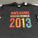 Awesome Since 2013 12th Birthday Retro T-Shirt, M