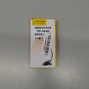 Glocusent Innovative Tri-Head Book Light for Reading in Bed, 3 Colors & 5 Brightness Levels, 1000mAh Rechargeable Reading Light with 30-Min Timer, 10-100Hrs, Partner Friendly, Perfect for Book Lovers (Black)