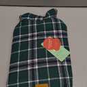 Kuoser Waterproof Dog Coat, Reversible Dog Jacket for Small Dogs, Adjustable Durable Doggie Winter Coat Warm Cozy Puppy Cold Weather Apparel from Small to Large Breed, Green S (Pack of 1)