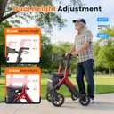 WALK MATE Rollator Walker for Seniors with Seat 5.3~7ft Tall
