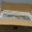 Extendable Under Shelf Storage Basket, Hanging Baskets Under Cabinet Shelf Organizer, for Cabinet Pantry Kitchen Cupboard Desk Counter Bookshelf Space Saver Heavy Duty Slide-in (Black, 2 Pack)