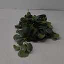 2 Pack Artificial Eucalyptus Garland Faux Silk Leaf Silver Dollar Eucalyptus Leaves Vines Handmade Garland Greenery Wedding Backdrop Indoor Outdoor Arch Wall Decoration