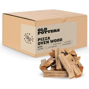 Kiln Dried Pizza Oven Cooking Logs, Approx 12 lbs, Wood Logs for Pizza Ovens, Grills and Smokers, Solo Stove Mesa XL, Oak~ 6 Inch Mini Log, Product of USA (790 Cubic Inches)