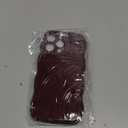 FABSPARK Phone Case for iPhone 13 Pro Case,Simple Wave Design Wavy Frame Soft Silicone Aesthetic for iPhone 13 Pro,Wine Red