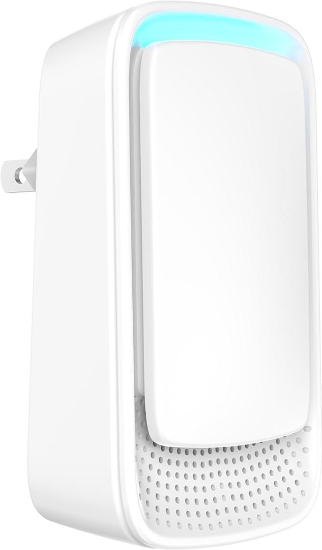 Plug In Air Ionizers - Negative Ion Technology Air Purifier - Quiet Operation Air Freshener for Home, Bedroom, Office, Garage Room - Portable Air Purifiers Odor,Pets Smell - Air Cleaner White (3 Pack）