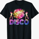 Disco Funny 70s Vintage Retro Theme Dancing Queen 70's Women TShirt XL