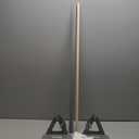 DIY Crew 18 Inch Paper Roll Dispenser and Cutter - Heavy-Duty Wall Mountable, Non Slip Tabletop - Kraft, Freezer, Butcher Paper - Up to 1000ft Rolls (Silver)