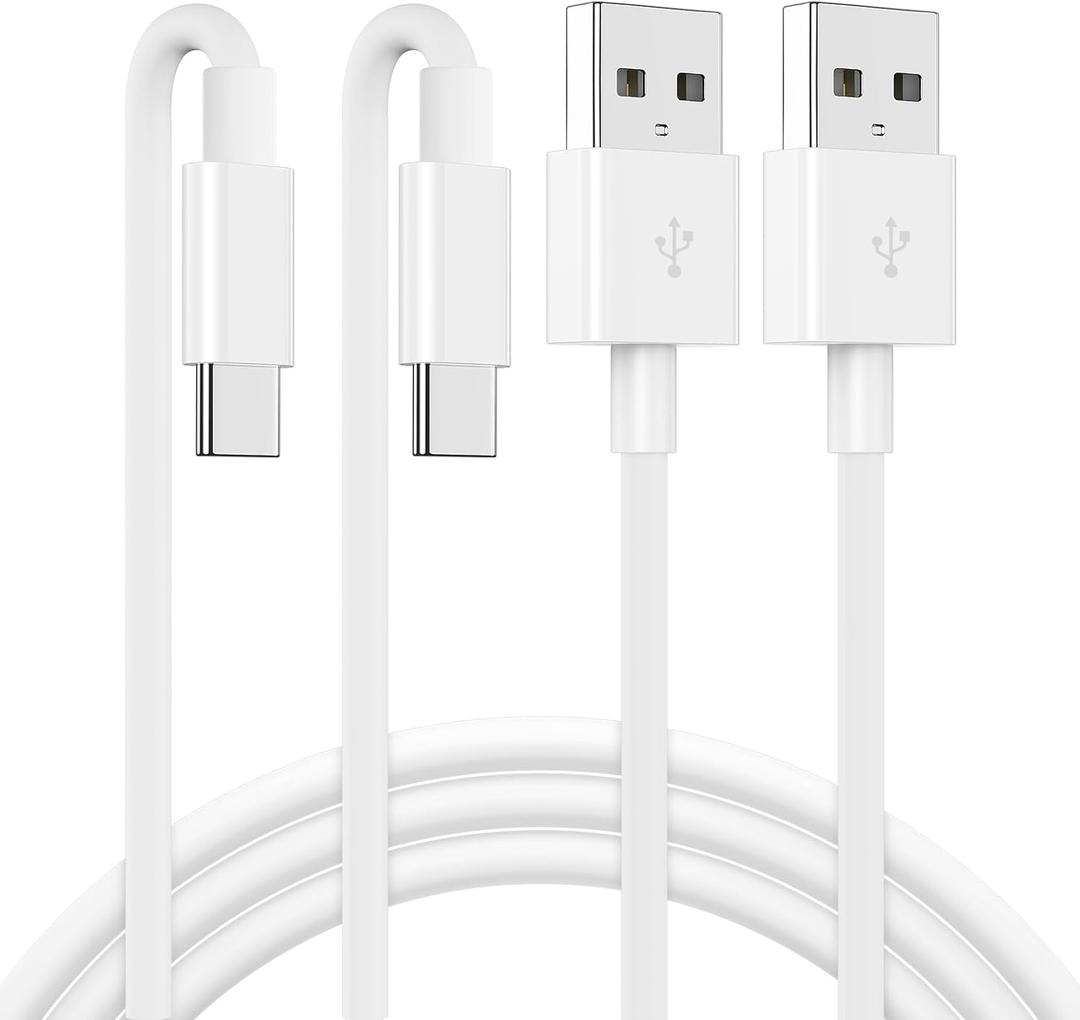 Car Carplay Cable for Apple iPhone 17 Pro Max/17 Air/16 Plus/15, 2Pack 6ft USB A to USB C Carplay Charger Cable Cord for iPad Pro 12.9/11 inch/iPad Air 5th/ipad Mini 6th Gen iPad Type C Charging Cable