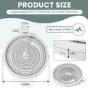 Upgraded DG47-00064A DG47-00056A Fit For Sam-sung Electric Stove Range 12 Inch Dual Radiant Heater Electric Range Element Replacement AP5986691 EAP11729066 PS11729066 by AMI PARTS