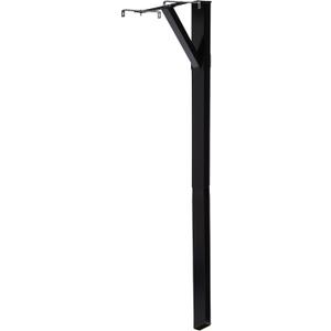 Architectural Mailboxes Drive-in Post Kit Galvanized Steel Mailbox Post, Compatibility Code A, B, SDPK00AM, Black