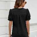 Blooming Jelly Women's Puff Sleeve Casual Tops Fashion Polka Dot Blouses Dressy Ladies Summer Tops