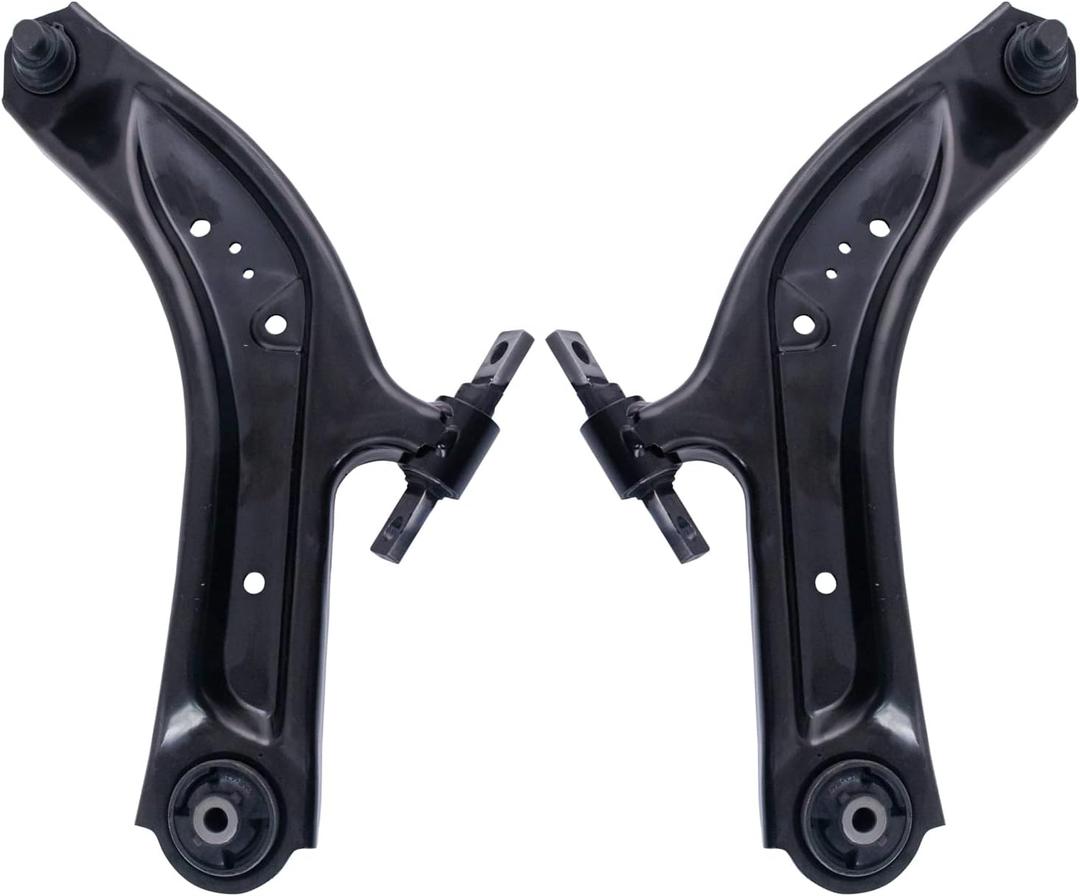 TRQ Front Lower Control Arm with Ball Joint Set Compatible with 2014-2020 Nissan Rogue 2017-2022 Rogue Sport