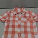 SANGTREE Boys and Mens Plaid Shirts Short Sleeve Flannel Shirt Casual Summer Button Down Shirts, 2-3 y