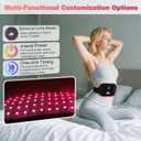 Red-Light-Therapy-for-Body,2026 Upgraded 4 Modes Near Infrared Light for Body Pain Relief,High-Efficiency Spherical Lamp Dual-Wave(660nm&850nm)LEDs,Corded-electric for Effective Therapy(12.4" x 6.1")