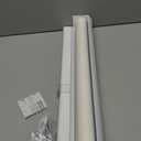 ShadesU Cordless Zebra Blinds  Light Filtering Dual-Layer Window Shades for Privacy (White Color) (Maximum Height 72") (Width 24.5")