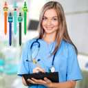 24 Pcs Halloween Pens Bulk 12 Styles Cute Cartoon Halloween Black Ink Pens Novelty Funny Stationeries with Sayings for Adults Party Office Supplies(Classic)