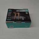 RBX Vinyl Coated Hand Weight Dumbbell Set - Hex Shaped, Roll Free for Body Building/Sculpting/Strength Training Exercise, (Set of 2) (3lb, Grey)