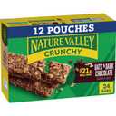 Nature Valley Crunchy Granola Bars, Oats 'n Dark Chocolate, 24 Bars, 17.88 OZ (12 Pouches) (EXP 03/04/26)