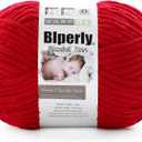 6 Super Bulky Velvet Chenille Yarn for Crocheting - 1 Skein of 200g/7 oz - Ultra Soft Heavy Weight Chunky Knitting Yarn for Baby Blankets, Amigurumi, Home Decorjujube red1 Skein