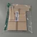 WISYOK 120 Pcs Wood Craft Sticks 5.9 Inch, Ice Cream Sticks, Jumbo Sticks, Popsicle Sticks, Ideal for Building Model, Kids Handicraft, and Creating Craft Projects