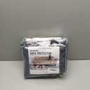 Reversible Loveseat Sofa Covers Couch Cover Furniture Protector(Loveseat Small,Dark Blue/Light Grey)