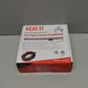 HEATIT Water Pipe Heat Tape Electric Heating Cable Automatic Heat Tape Pipe Freeze Protected Heated Cable 10 Feet