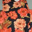 PRETTYGARDEN Women's 2026 Summer Floral Bodycon Maxi Dresses Ribbed Strapless Tube Casual Boho Party Long Dress M