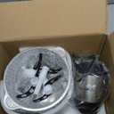 GANIZA Food Processors, Electric Food Chopper with Meat Grinder & Vegetable Chopper - 2 Bowls (8 Cup+8 Cup) with Powerful 450W Copper Motor - Includes 2 Sets of Bi-Level Blades for Fruits/Meat/Nuts (Black)