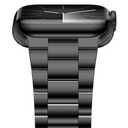 iiteeology Lightweight Stainless Steel Band Designed for Apple Watch Ultra 3 & Ultra 2, Series 1-11, 46mm, 45mm, 44mm, 42mm, Replacement iWatch Bands for Men & Women,Black