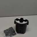 KDD Stroller Cup Holder with Phone Holder, 3-in-1 Removable Bottle Holder, 360 Degrees Rotation Drink Holder for Wheelchair, Stroller, Bike, Walker, Scooter, Bicycle, Uppababy, Bugaboo, Britax (Black)