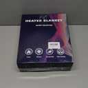 MAXEVE Heated Blanket Electric Throw 50"x60" Soft Double Sided Sherpa Heating Blanket with 8 Fast Heating Levels & 1-8H Auto-Off, Over-Heat Protection, Machine Washable, ETL Certification, Grey