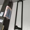 Towel Bars for Bathroom 24 Inch, Matte Black SUS304 Stainless Steel Wall Mounted Towel Holder, Double Towel Rack