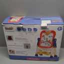 Amagoing Easel for Kids, Adjustable Standing Art Easel for Toddler, Double Magnetic Drawing Board with Painting Accessories, Birthday Christmas Gift for Little Boys Girls, Middle Size (Purple Pink)