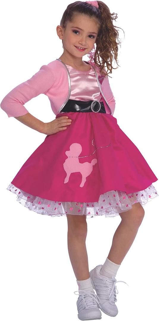 Rubies Fifties Girl Costume for Kids, Girl's Medium