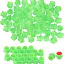600Pcs Honeycomb Ink Caps, Plastic Green Ink Caps Honeycomb Shape, Anti-Rollover Pigment Container for Art