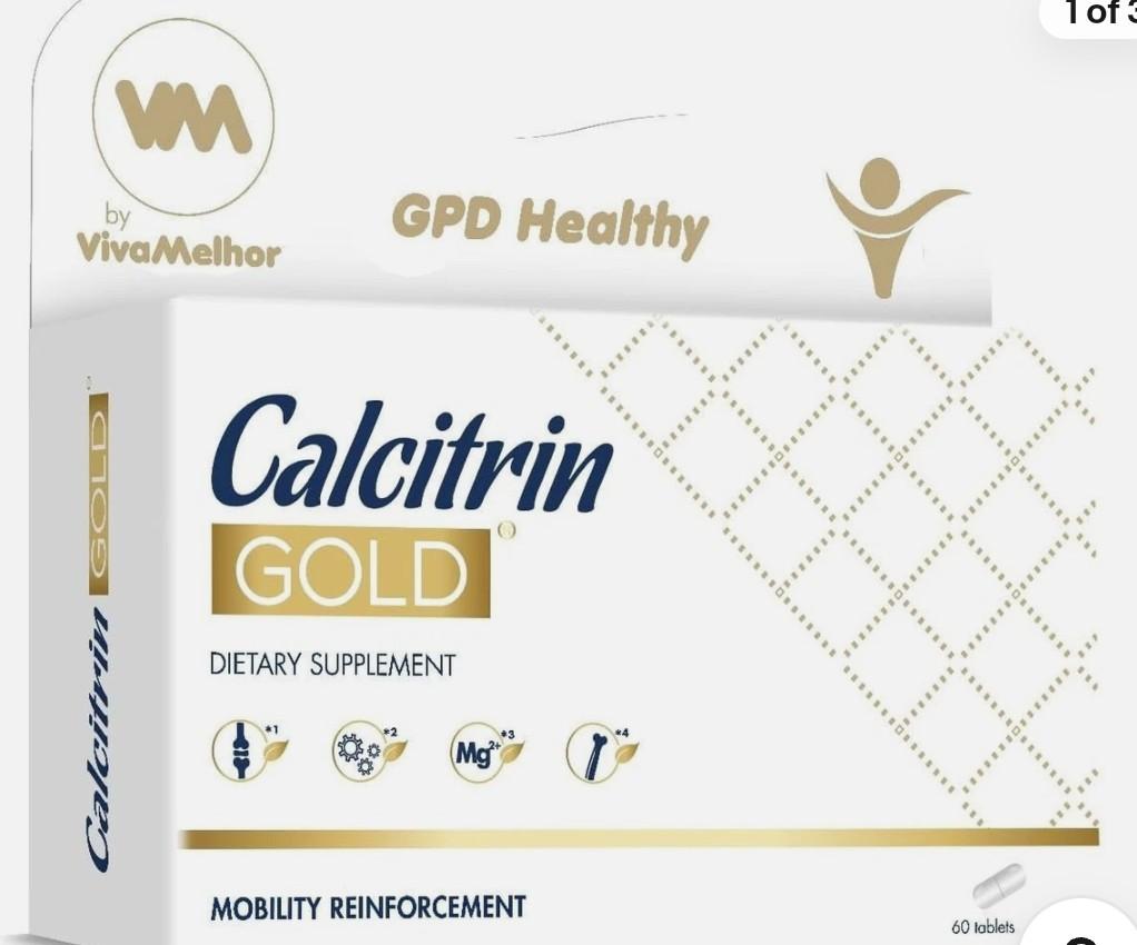 Soy Sano Calcitrin Gold Dietary Supplement, Mobility Reinforcement, 60 Tablets, VAL 03/2028 