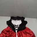 2 PCS Little Red Riding Hood Costume for Women, Dress with Cape Christmas Halloween Cosplay Parties Adult Role Playing (Small)