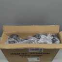 50 Pack Clothes Hangers, Non Slip Plastic Coat Hangers, Space Saving Hangers, Heavy Duty, Hanging Dry Wet Clothes,16.4" x 8.3", Black, UAPY0550B